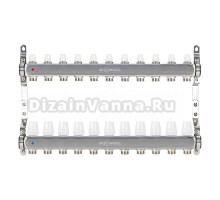 Коллекторная группа KROMWELL KW.SM6506115 1" ВР-3/4" НР, 11 выходов, без расходомеров