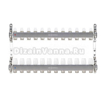 Коллекторная группа KROMWELL KW.SM6506125 1" ВР-3/4" НР, 12 выходов, без расходомеров