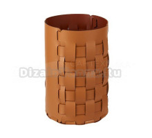 Мусорное ведро ADJ Bottega 2035.09/30 22х22 см, коньяк, бордо