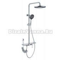 Душевая стойка Olive'S Kabrera 37294KB с гигиеническим душем, хром