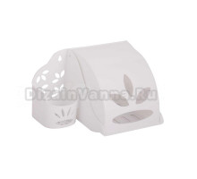 Держатель для туалетной бумаги Альтернатива 51372 цвет в ассортименте