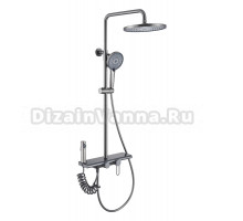 Душевая стойка Olive'S Kabrera 37294KBGM с гигиеническим душем, оружейная сталь