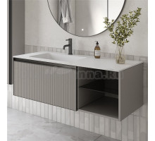 Тумба под раковину без столешницы Armadi Art Quatro 6 120 luna fuga, профиль anthracite