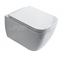 Унитаз подвесной Scarabeo Teorema 2.0 5126TW безободковый, с микролифтом