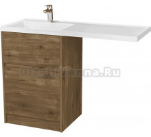Тумба под раковину без столешницы AQUATON Лондри 60 дуб рустикальный, фасад дуб рустикальный