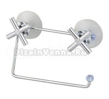 Держатель для туалетной бумаги Рыжий кот Cross-CH-03 хром