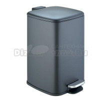 Мусорное ведро Weltwasser WW Berg BL 12L черное матовое