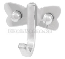 Крючок Рыжий кот SSA-011 серебро, на шурупах