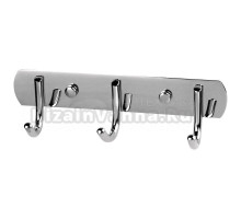 Крючок Рыжий кот 52879 хром, на шурупах