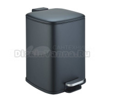 Мусорное ведро Weltwasser WW Berg BL 20L черное матовое