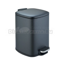 Мусорное ведро Weltwasser WW Berg BL 6L черное матовое