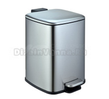 Мусорное ведро Weltwasser WW Berg MT 6L матовая сталь