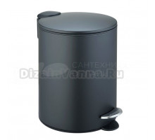 Мусорное ведро Weltwasser WW Betta BL  5L черное матовое