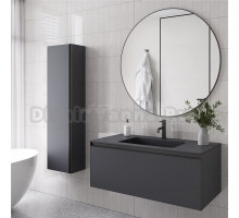 Мебель для ванной комнаты Armadi Art Quatro 1 100 anthracite, с раковиной anthracite