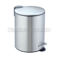 Мусорное ведро Weltwasser WW Betta MT  5L матовая сталь