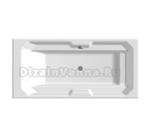 Ванна из искусственного камня Belux Кастилия 190x90 см, белая