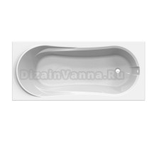 Ванна из искусственного камня Belux Элит Т 170x75 см, встраиваемая, белая