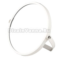 Косметическое зеркало Рыжий кот M-1602P настольное, с увеличением, белое