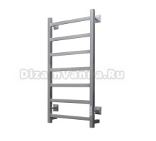 Полотенцесушитель электрический Тругор Пэк 20 кв 80x45 см, подключение справа, слева, матовый хром, лесенка