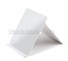 Косметическое зеркало Рыжий кот Сакура 275707 настольное, белое