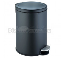 Мусорное ведро Weltwasser WW Lora BL 12L черное матовое