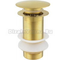 Донный клапан для раковины Allen Brau Priority 5.31024-GB без перелива, брашированное золото