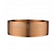 Накладная раковина AltroBagno Costoso 001007 RaSp 40 матовая медь, круглая, нержавеющая сталь