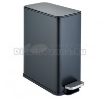 Мусорное ведро Weltwasser WW Paolo BL 15L черное матовое
