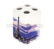 Стакан для зубных щеток Рыжий кот Париж 231941 рисунок, керамический