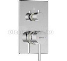 Встраиваемый смеситель для душа и ванны Bravat Arc P69193C-ENG С ВНУТРЕННЕЙ ЧАСТЬЮ