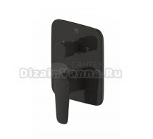 Встраиваемый смеситель для душа и ванны Bravat Source PB8173218BW-3-ENG С ВНУТРЕННЕЙ ЧАСТЬЮ, матовый черный