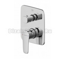 Встраиваемый смеситель для душа и ванны Bravat Source PB8173218CP-3-ENG С ВНУТРЕННЕЙ ЧАСТЬЮ