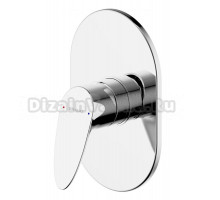 Встраиваемый смеситель для душа и ванны Bravat Drop PB84898CP-RUS С ВНУТРЕННЕЙ ЧАСТЬЮ