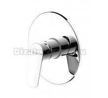 Встраиваемый смеситель для душа и ванны Bravat Rhein PB8429564CP-ENG С ВНУТРЕННЕЙ ЧАСТЬЮ