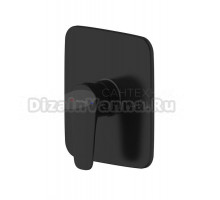 Встраиваемый смеситель для душа и ванны Bravat Source PB8173218BW-ENG С ВНУТРЕННЕЙ ЧАСТЬЮ, матовый черный