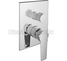 Встраиваемый смеситель для душа и ванны Clever Agora Elegance 61227 С ВНУТРЕННЕЙ ЧАСТЬЮ