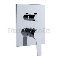 Встраиваемый смеситель для душа и ванны Clever Panam Evo Xtreme 62228 С ВНУТРЕННЕЙ ЧАСТЬЮ