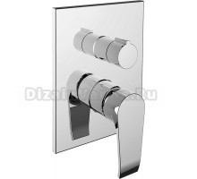 Встраиваемый смеситель для душа и ванны Clever Paula 61226 С ВНУТРЕННЕЙ ЧАСТЬЮ