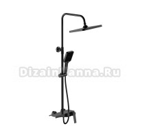 Душевая стойка BELZ B572 B24572-7 матовая черная