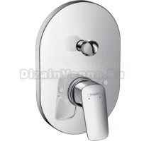 Встраиваемый смеситель для душа и ванны Hansgrohe Logis 71406000 С ВНУТРЕННЕЙ ЧАСТЬЮ