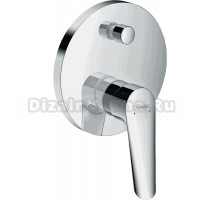 Встраиваемый смеситель для душа и ванны Hansgrohe Logis E 71404000 С ВНУТРЕННЕЙ ЧАСТЬЮ