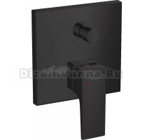 Встраиваемый смеситель для душа и ванны Hansgrohe Metropol 32545670 С ВНУТРЕННЕЙ ЧАСТЬЮ, матовый черный