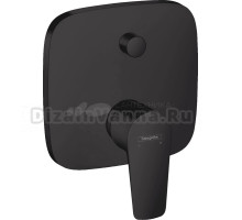 Встраиваемый смеситель для душа и ванны Hansgrohe Talis E 71474670 С ВНУТРЕННЕЙ ЧАСТЬЮ, матовый черный