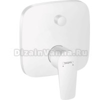 Встраиваемый смеситель для душа и ванны Hansgrohe Talis E 71474700 С ВНУТРЕННЕЙ ЧАСТЬЮ, матовый белый
