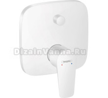 Встраиваемый смеситель для душа и ванны Hansgrohe Talis E 71745700 С ВНУТРЕННЕЙ ЧАСТЬЮ, матовый белый