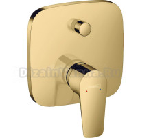 Встраиваемый смеситель для душа и ванны Hansgrohe Talis E 71745990 С ВНУТРЕННЕЙ ЧАСТЬЮ, золото