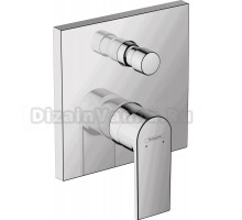 Встраиваемый смеситель для душа и ванны Hansgrohe Vernis Shape 71469000 С ВНУТРЕННЕЙ ЧАСТЬЮ, хром
