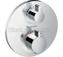 Термостатический смеситель встраиваемый Hansgrohe Ecostat S 15758000 С ВНУТРЕННЕЙ ЧАСТЬЮ, хром