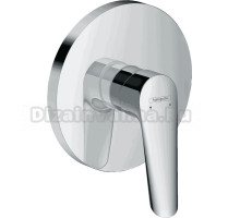 Встраиваемый смеситель для душа и ванны Hansgrohe Logis E 71603000 С ВНУТРЕННЕЙ ЧАСТЬЮ, хром