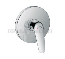 Встраиваемый смеситель для душа и ванны Hansgrohe Novus 71067000 С ВНУТРЕННЕЙ ЧАСТЬЮ, хром